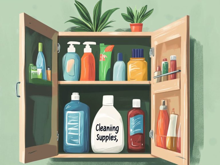 How to Safely Secure Your Cleaning Supplies