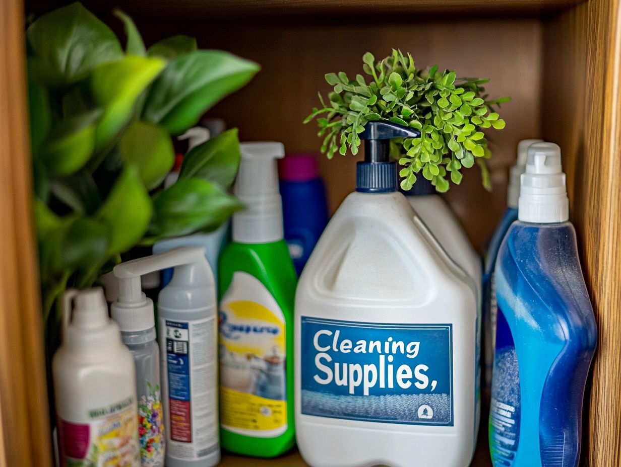 What Should You Do in Case of Accidental Exposure to Cleaning Supplies?