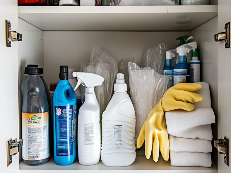 How to Safely Store and Handle Cleaners