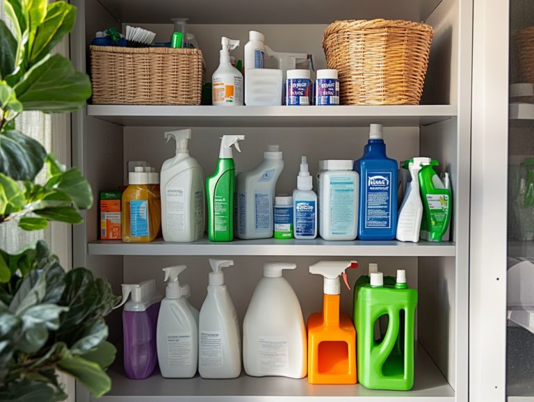 How to Safely Store and Handle Your Cleaning Supplies