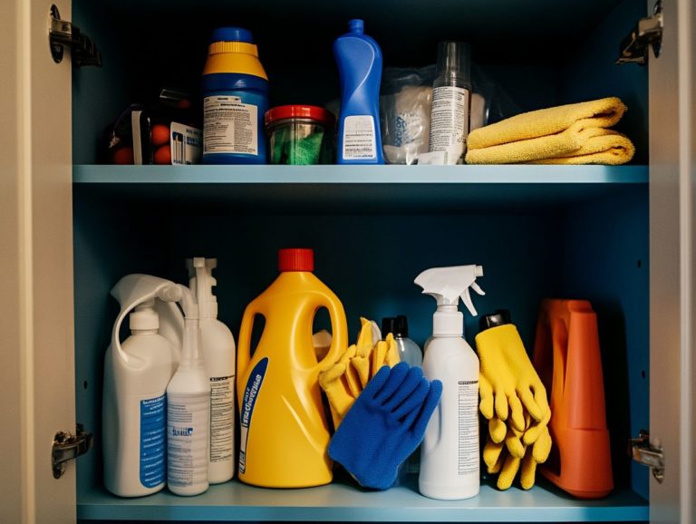 How to Safely Store Your Cleaners and Supplies