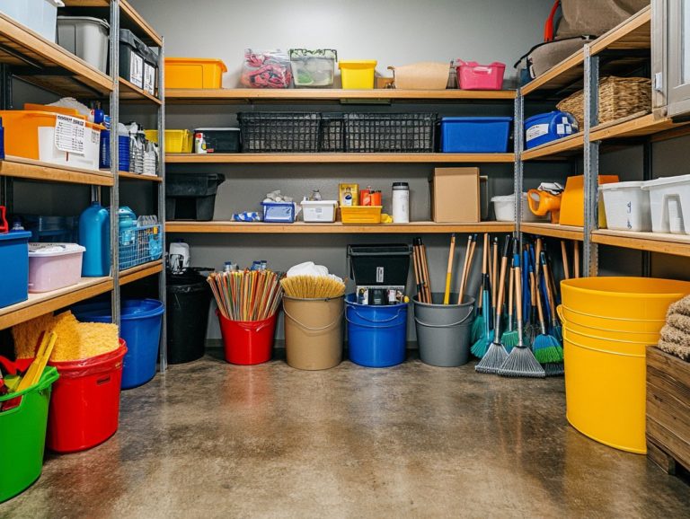 How to Safely Store Your Cleaning Tools