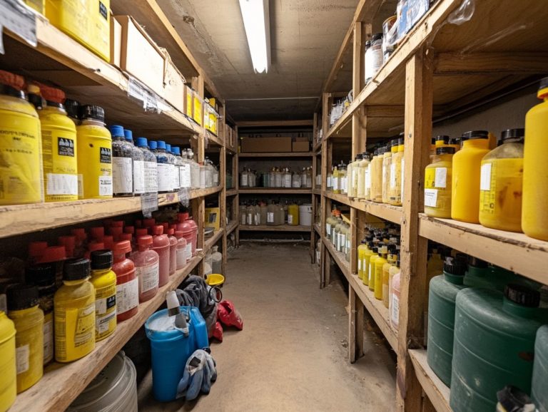 How to Store Chemicals Safely