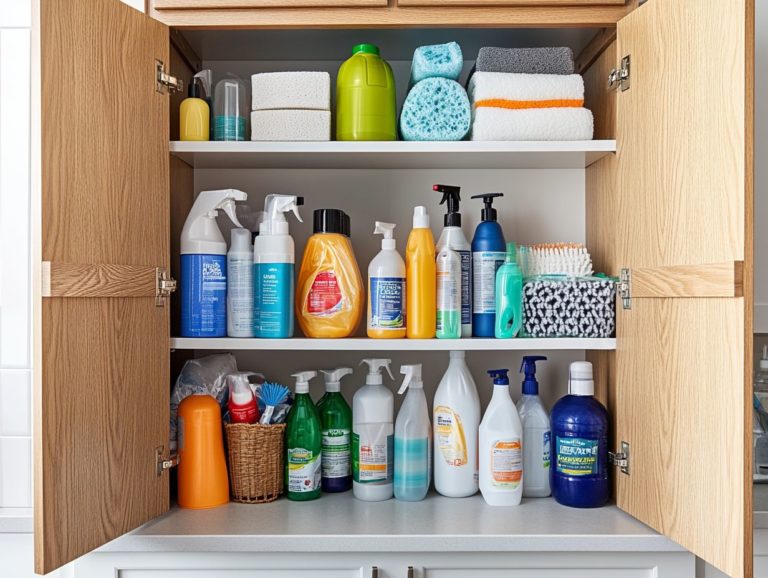 How to Store Cleaners for Easy Access