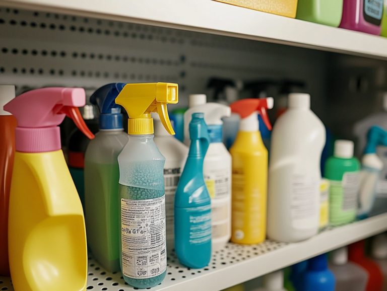 How to Store Cleaners for Long-Term Use