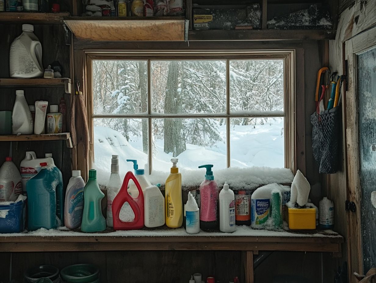 What are the Safety Precautions for Storing Cleaners?