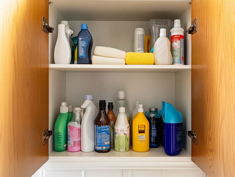 How to Store Cleaners in a Family Home