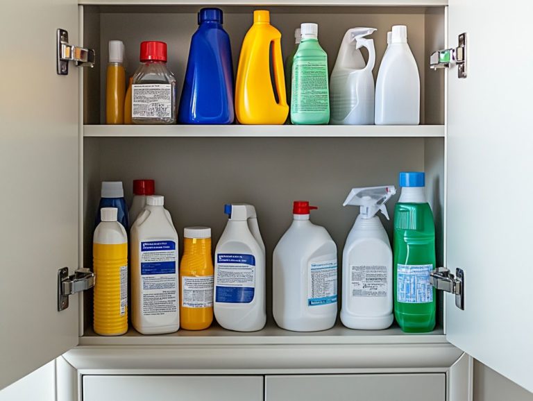 How to Store Cleaners with Confidence