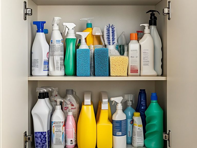 How to Store Cleaning Supplies Efficiently