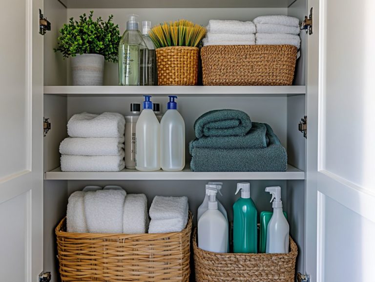 How to Store Cleaning Supplies for Best Results