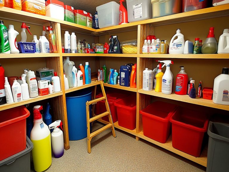 How to Store Cleaning Supplies for Easy Access