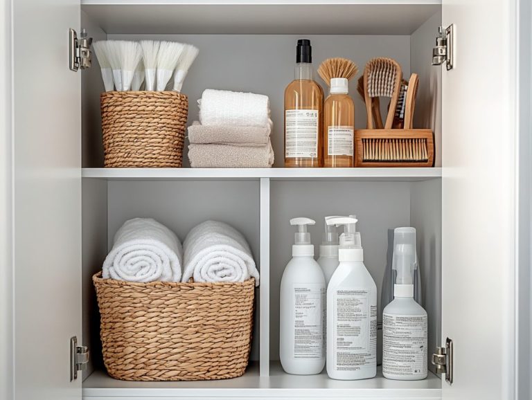 How to Store Cleaning Supplies for Quick Access