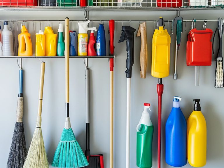 How to Store Cleaning Tools for Easy Reach