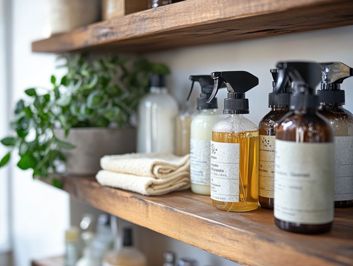 What Are The Dos and Don'ts of Storing Homemade Cleaners?