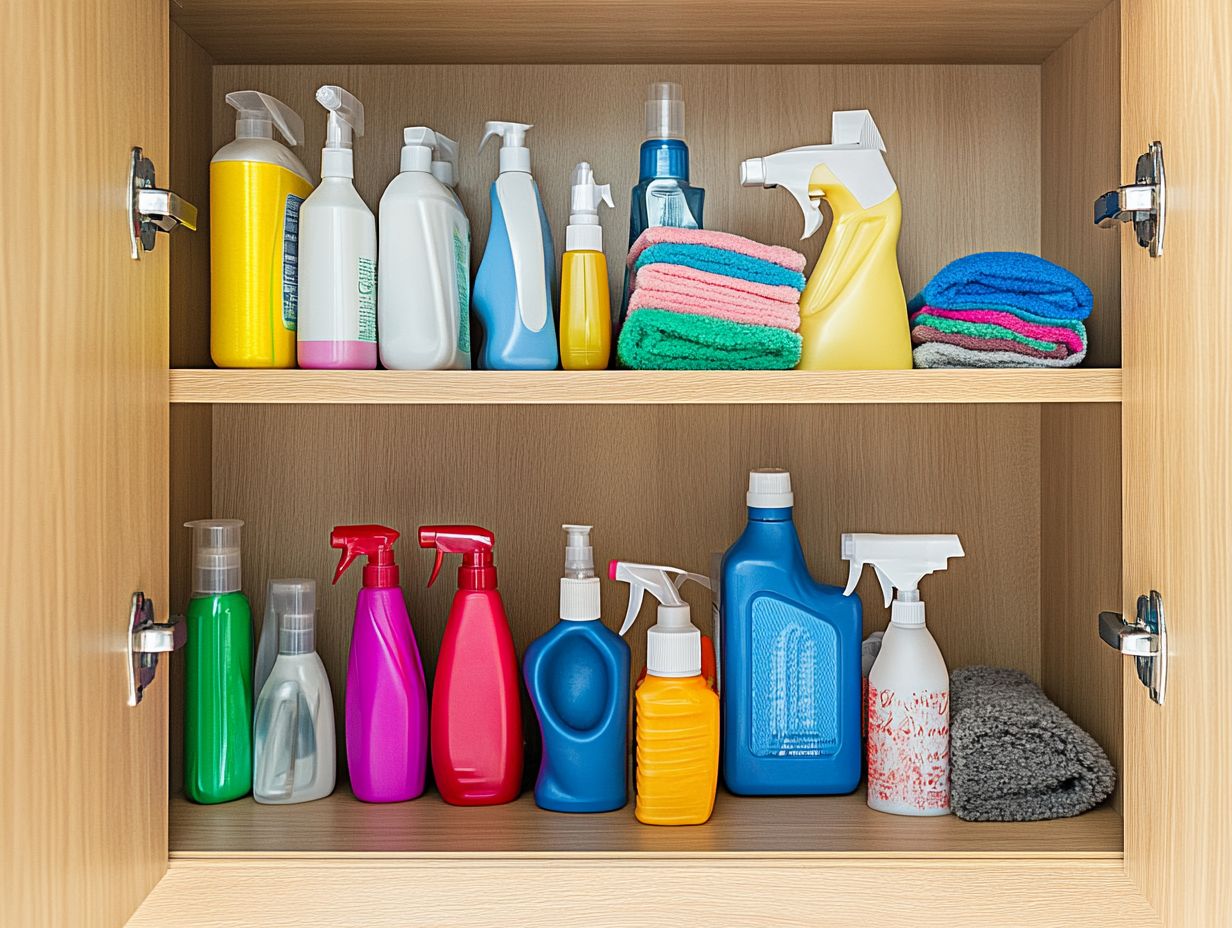 Image showing various all-purpose cleaners