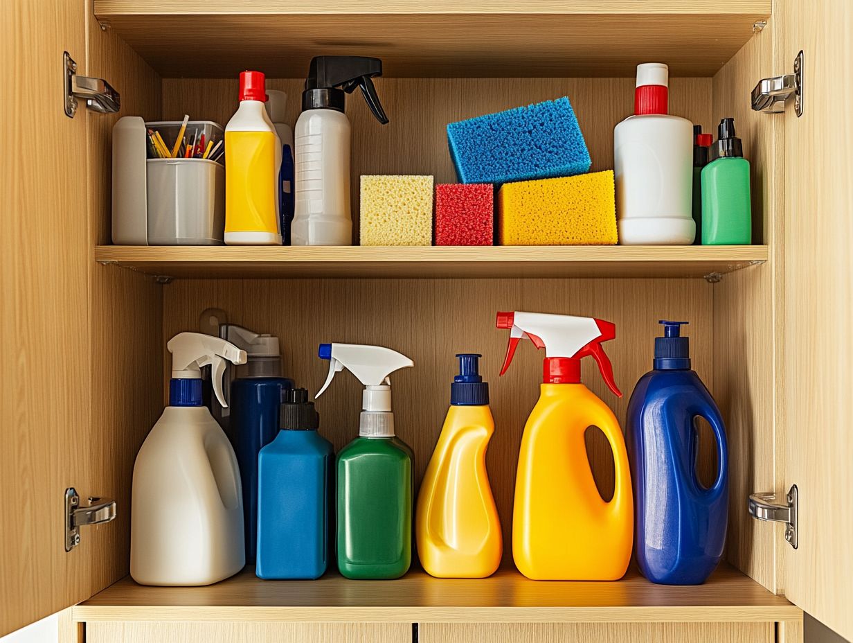 Image representing frequently asked questions about household cleaners