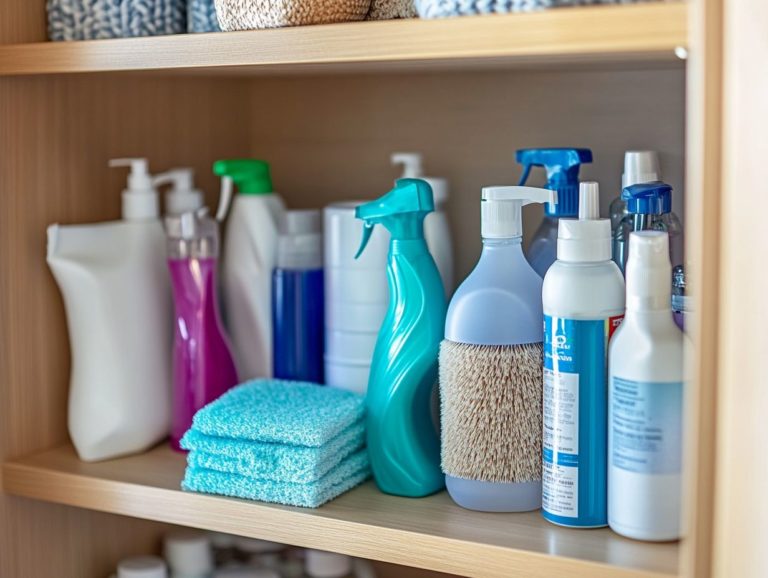 How to Store the Most Common Household Cleaners