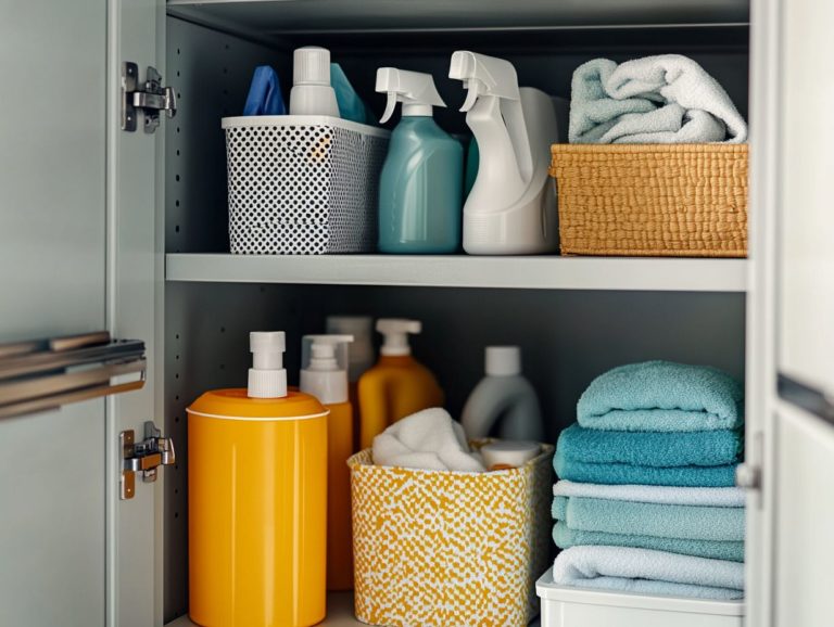 How to Store Your Cleaners for Best Results