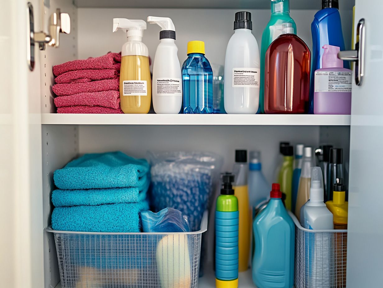 Instructions for Proper Disposal of Cleaners