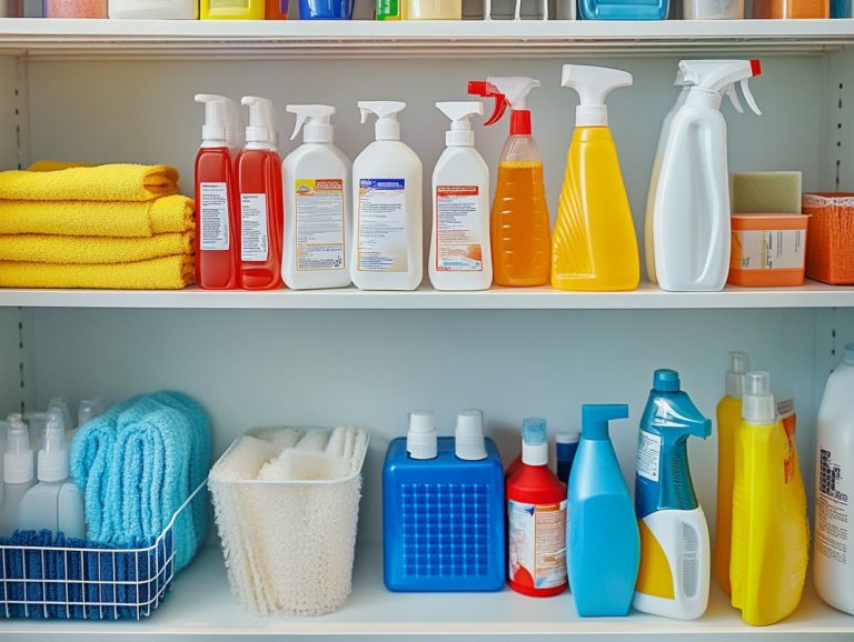 How to Store Your Cleaners for Optimal Use