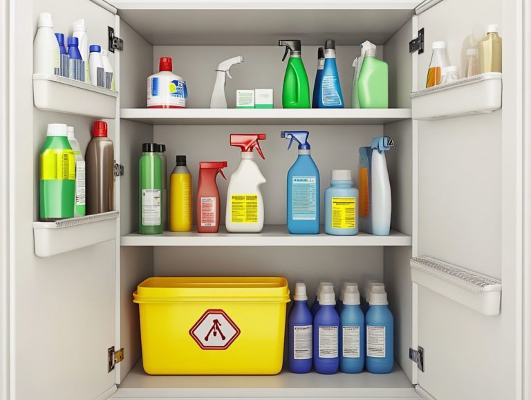 How to Store Your Cleaners to Ensure Safety