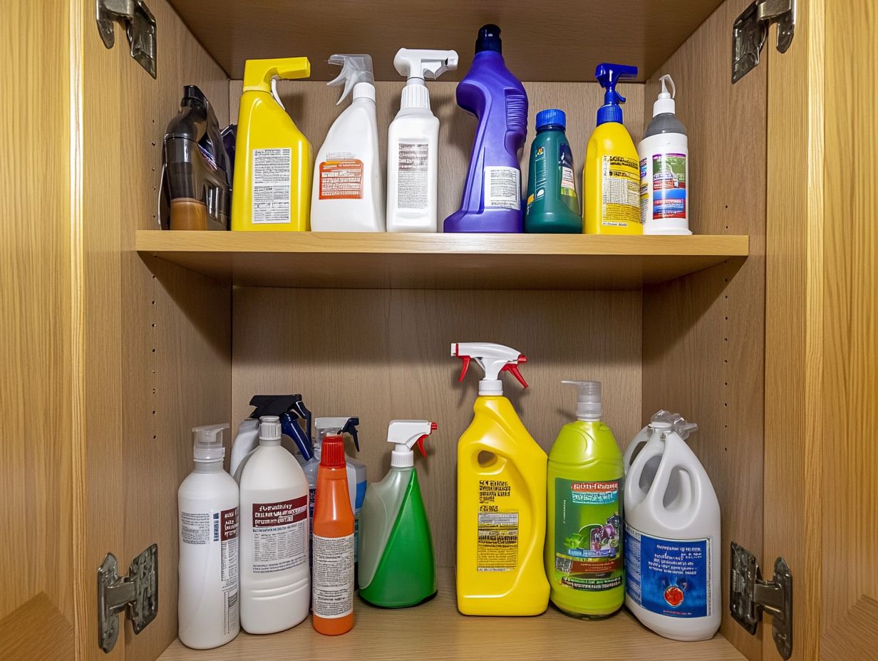 What Are the Different Types of Cleaners and How Should They Be Stored?