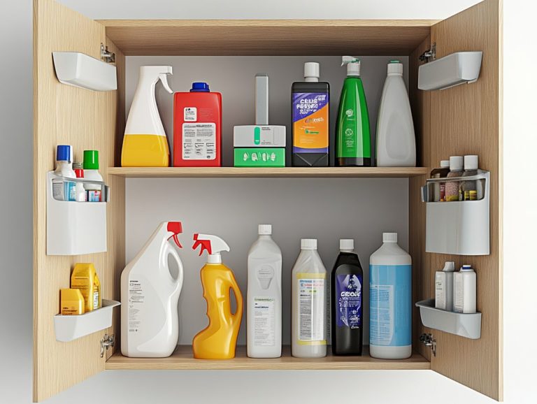 How to Store Your Cleaning Products Safely