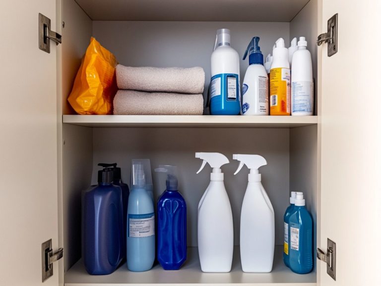 How to Store Your Cleaning Products with Care