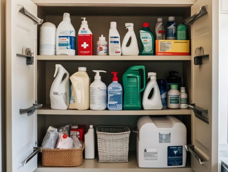 How to Store Your Cleaning Supplies for Safety