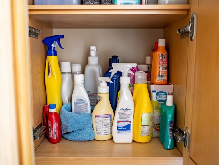 How to Store Your Cleaning Supplies for Safety