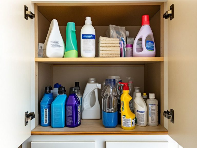 How to Store Your Cleaning Supplies Safely