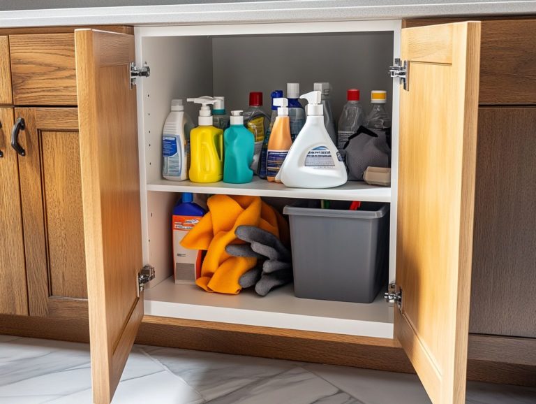 How to Store Your Cleaning Supplies Safely