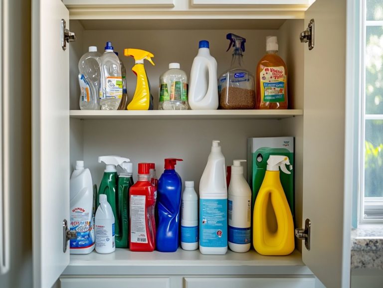 How to Store Your Cleaning Supplies Securely