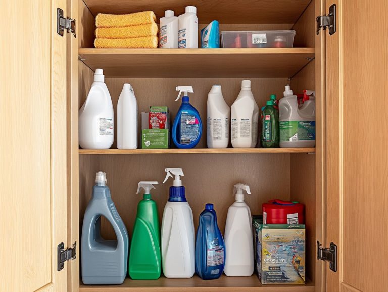 How to Store Your Cleaning Supplies with Care