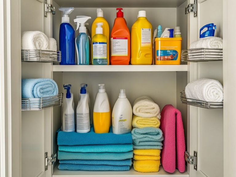 How to Store Your Cleaning Supplies with Ease