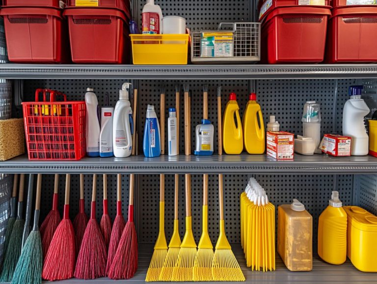 How to Store Your Cleaning Tools with Care