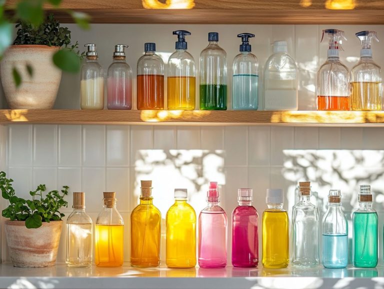 How to Store Your Homemade Cleaners Effectively