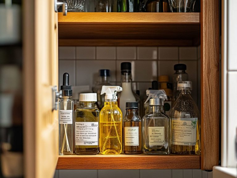 How to Store Your Homemade Cleaners Safely