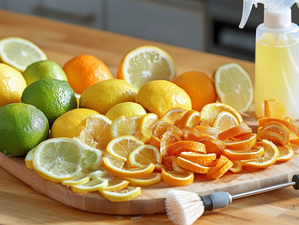 What Types of Citrus Peels Can Be Used for Cleaning?