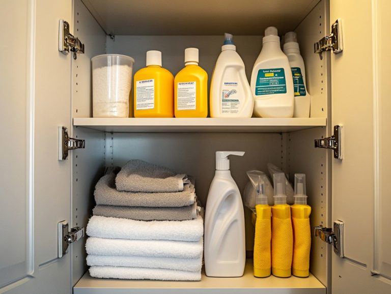 Maintaining Cleaners Through Safe Storage