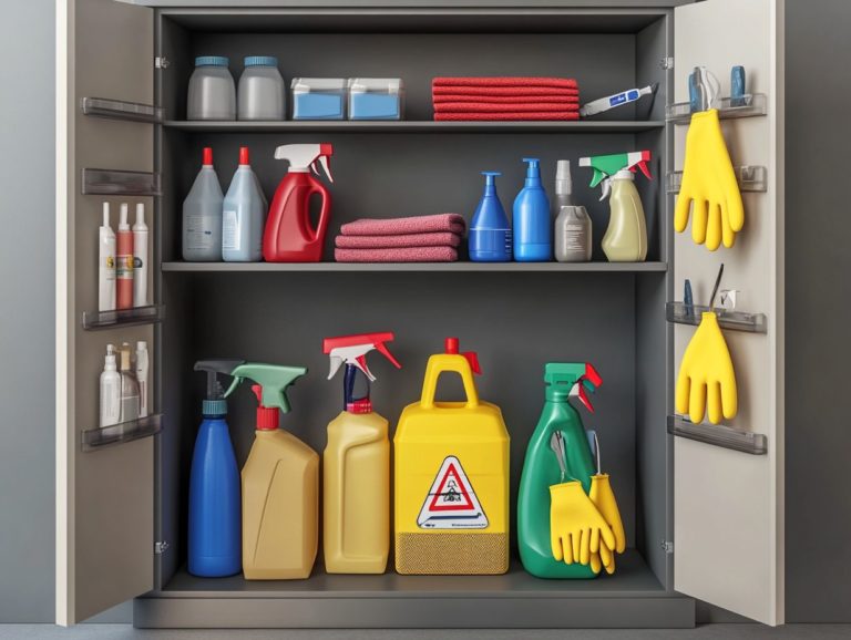 Safety First: Storing Your Cleaning Supplies