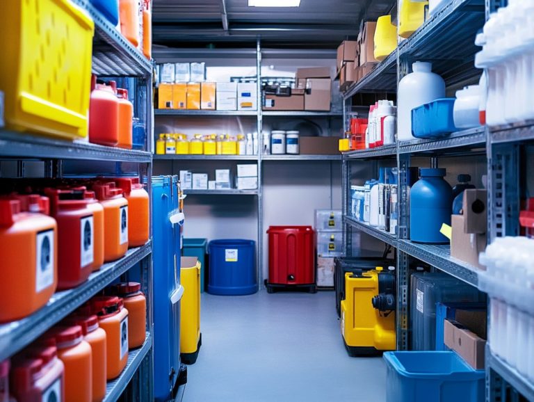 Safety Guidelines for Storing Chemicals