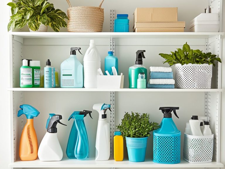 Safety Tips for DIY Cleaning Supply Storage