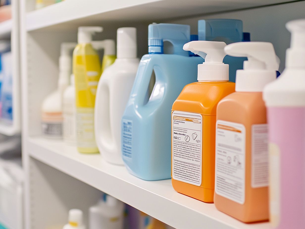 Safety Precautions for Storing Cleaning Supplies