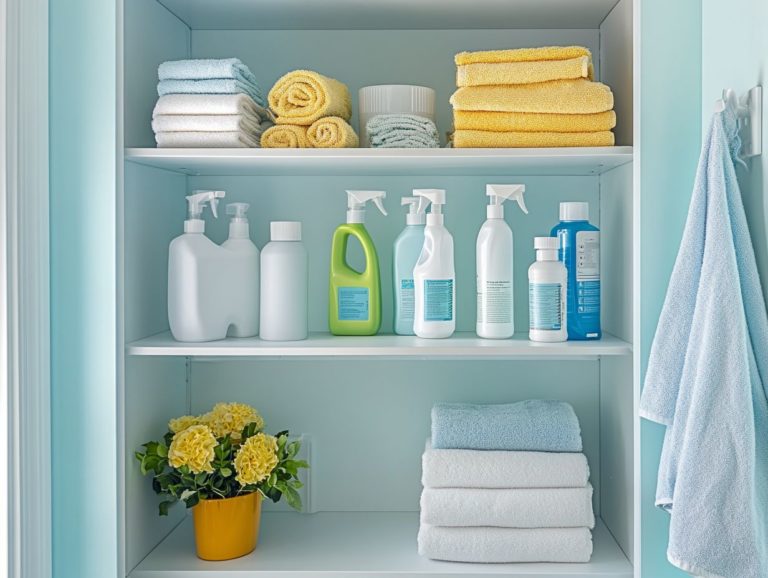 Storage Solutions for Frequent Cleaning Supplies