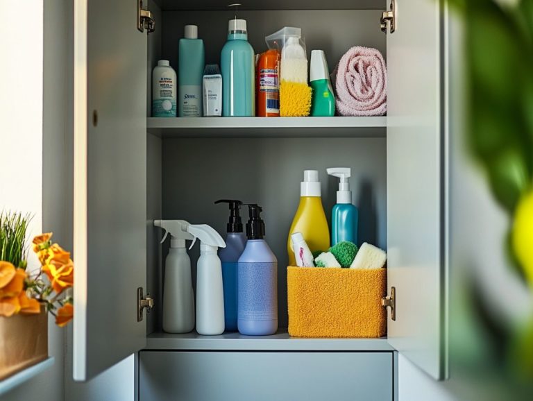 Storing Cleaners in Small Spaces: Tips