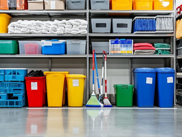 Storing Cleaning Equipment: Best Practices