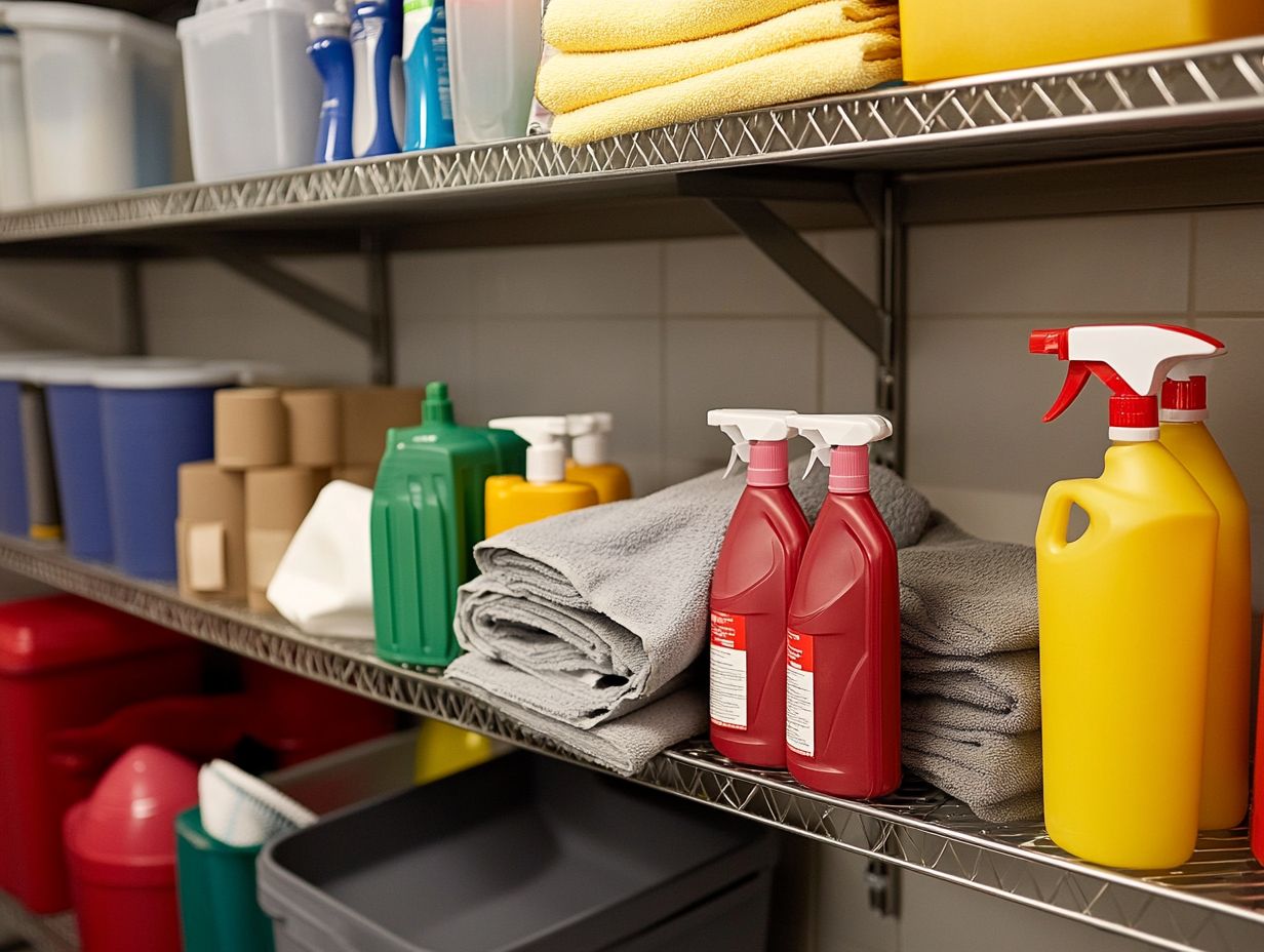 An informative guide on storing cleaning supplies effectively