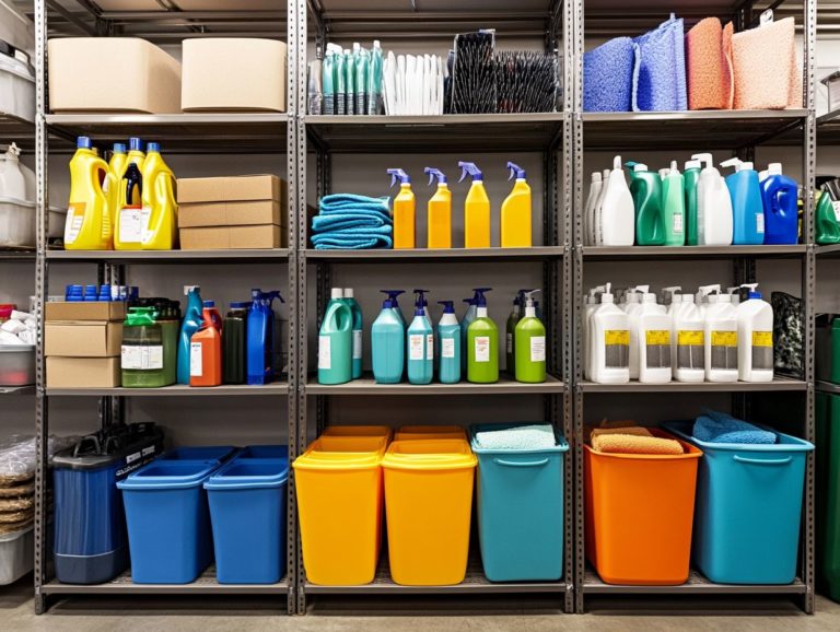 Storing Cleaning Supplies: A Comprehensive Guide