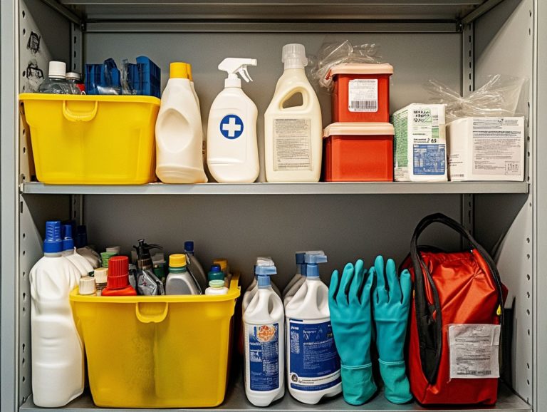 Storing Cleaning Supplies: Safety Essentials